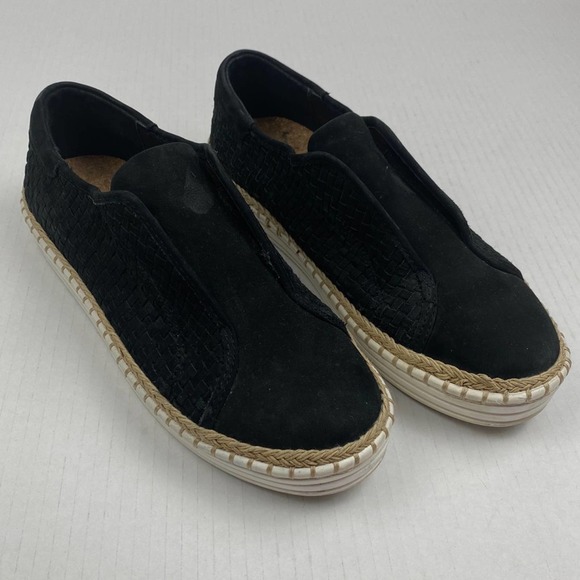 J/Slides Black Kayla Slip On Sneaker SZ 7 - Picture 3 of 6